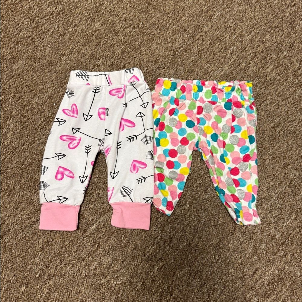 Colorful Baby Leggings Set 0/3month